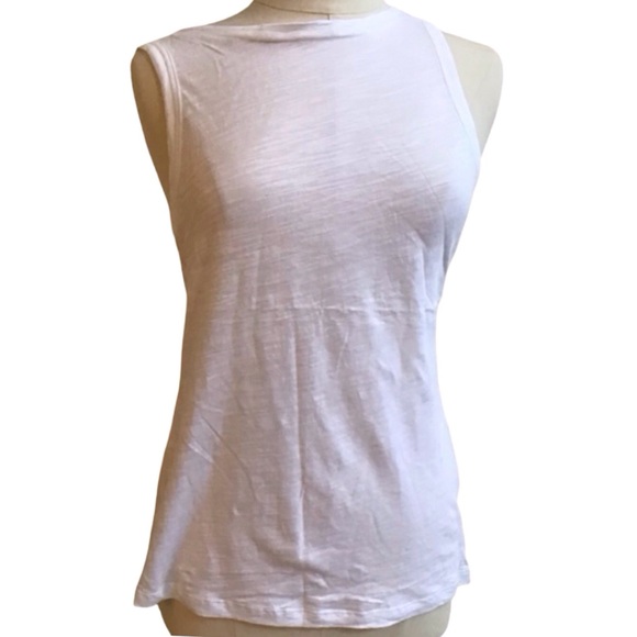 Banana Republic Malibu White Slub Tank (NWOT) (Size: Small) - Picture 3 of 7